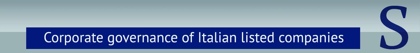 Corporate governance of Italian listed companies